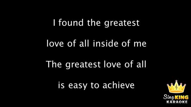 Whitney Houston - The Greatest Love of All